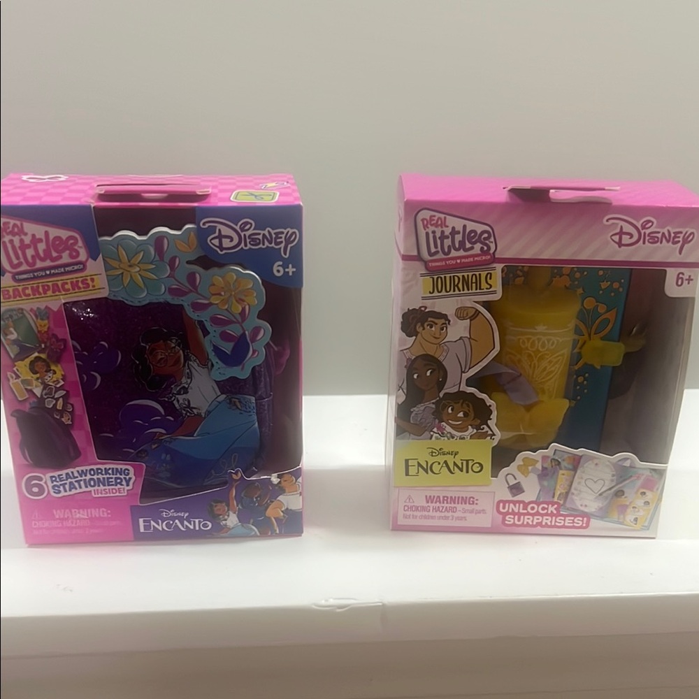 Disney Encanto Real Littles Backpack and Journal Set - Purple and Yellow